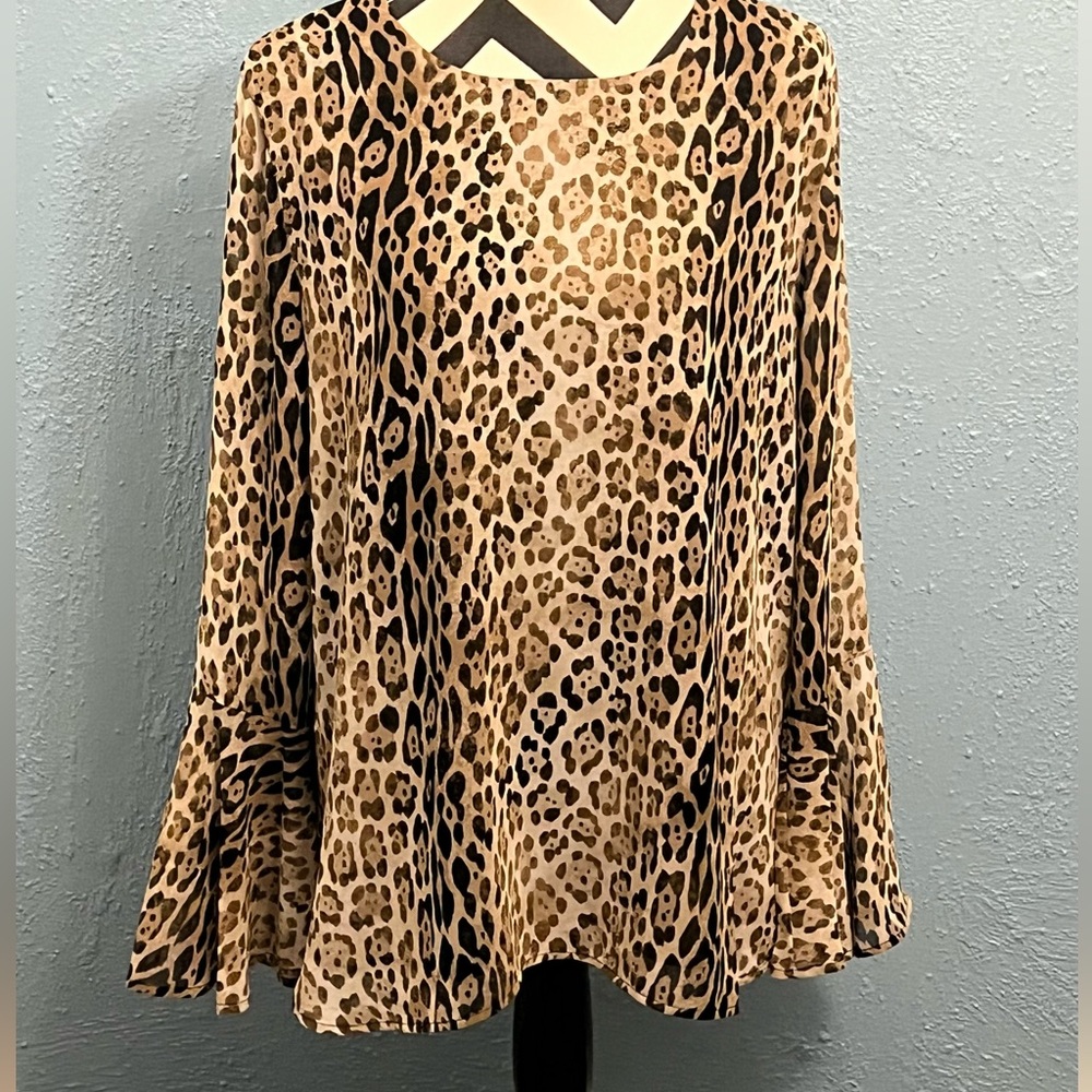 Calvin Klein Leopard Blouse
